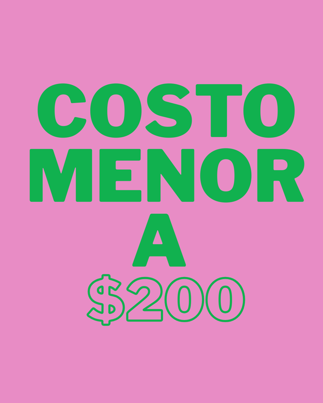 Juguetes con un costo menor a $200