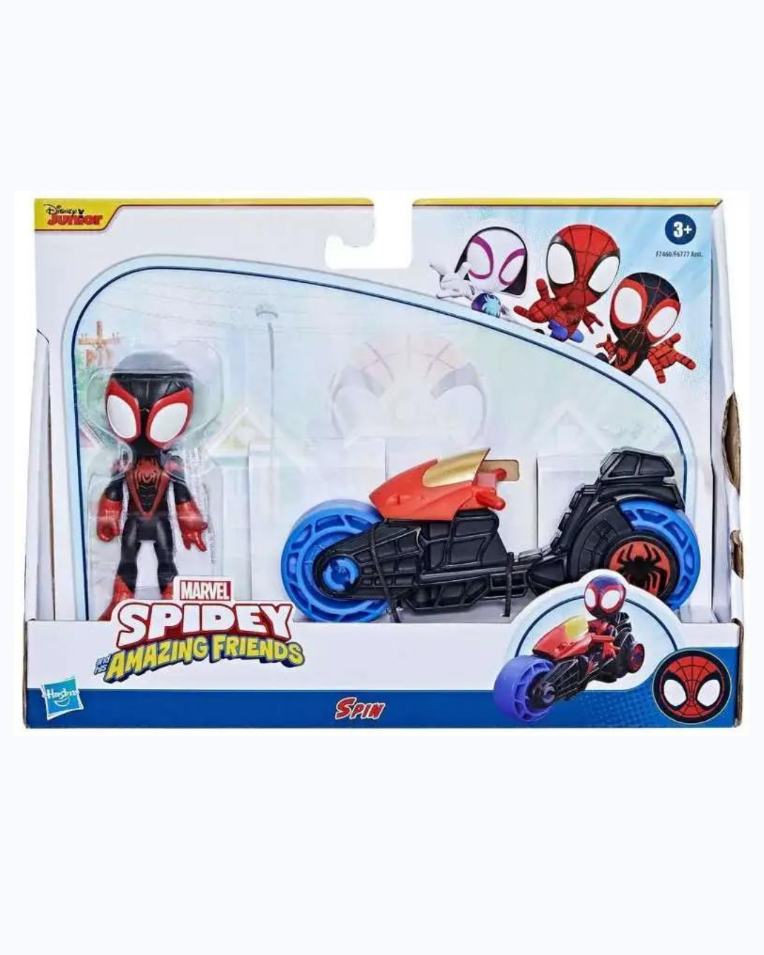 Miles Morales con Motocicleta – Spidey