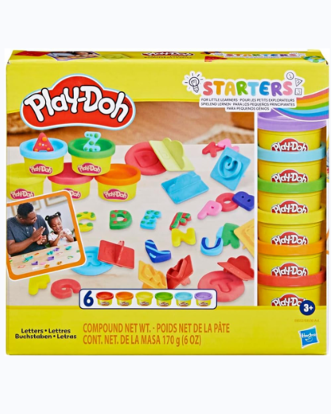 Play doh letras o figuras fundamentales