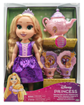 Princesa rapunzel con juego de té