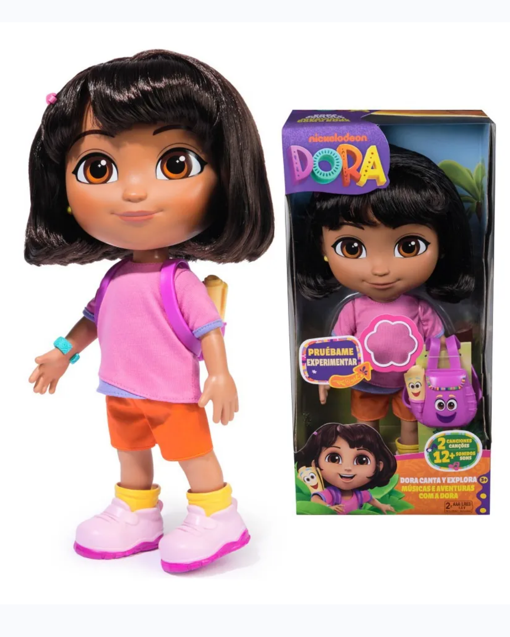 Dora la Exploradora con mochila