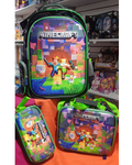 Set de Mochilas Mine Craft