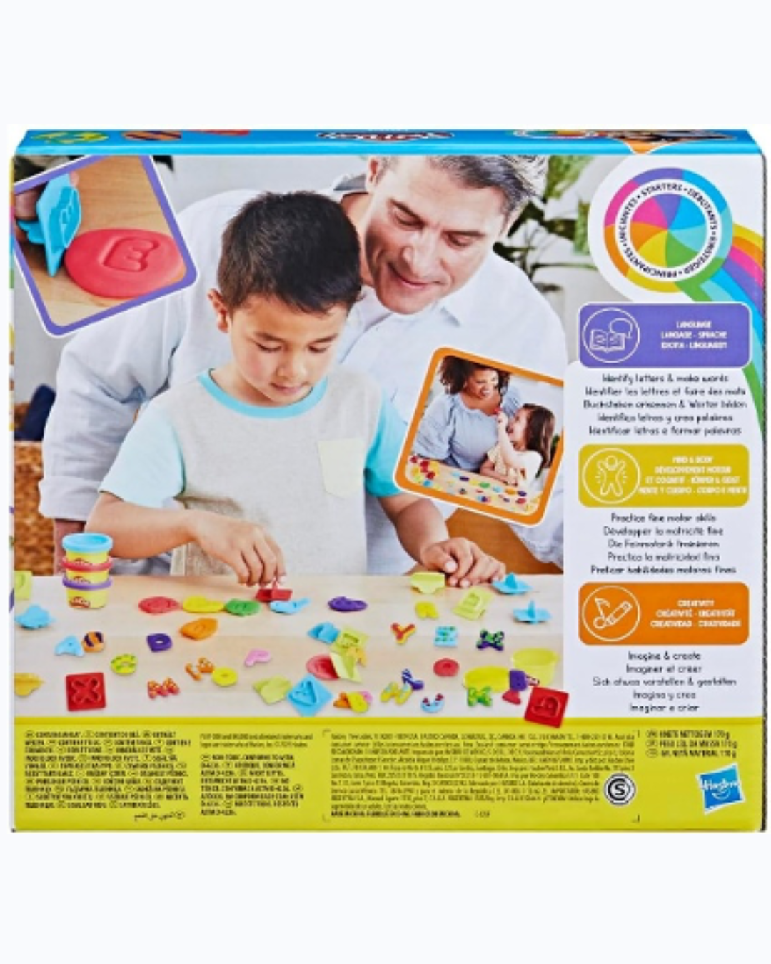 Play doh letras o figuras fundamentales