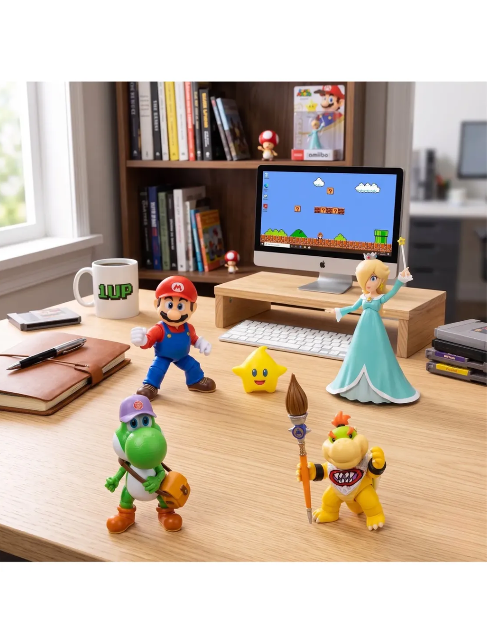 Figuras Super Mario Bros Galaxy – 18 cm (JAKKS Pacific)