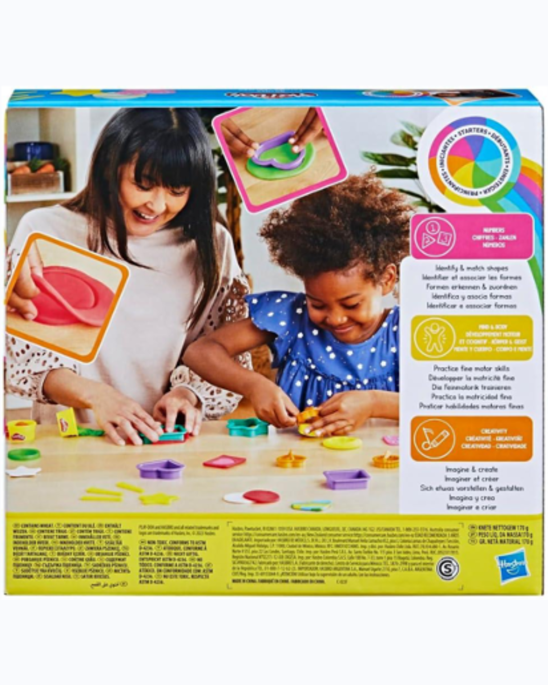 Play doh letras o figuras fundamentales