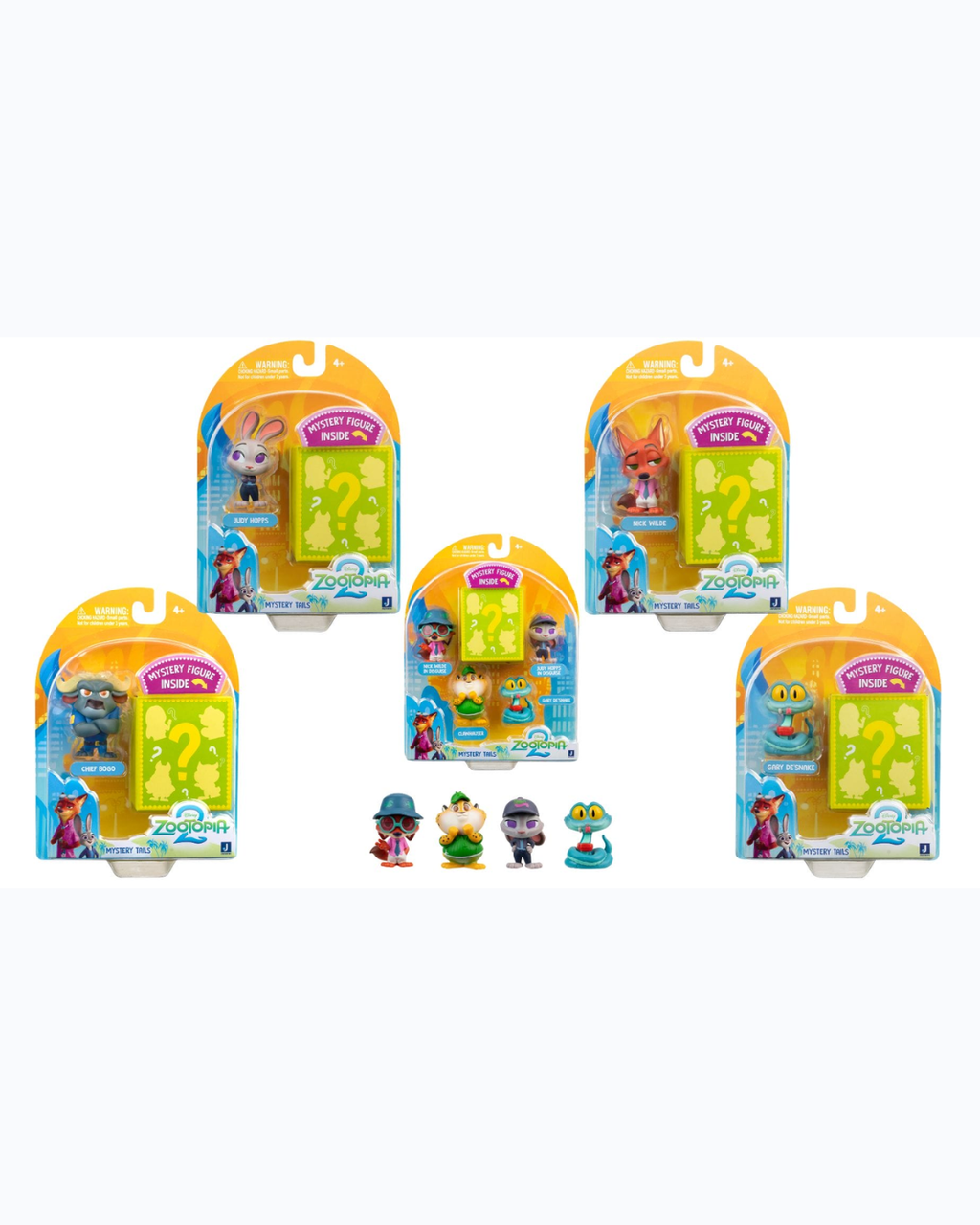 Figuras de Zootopia con sorpresa