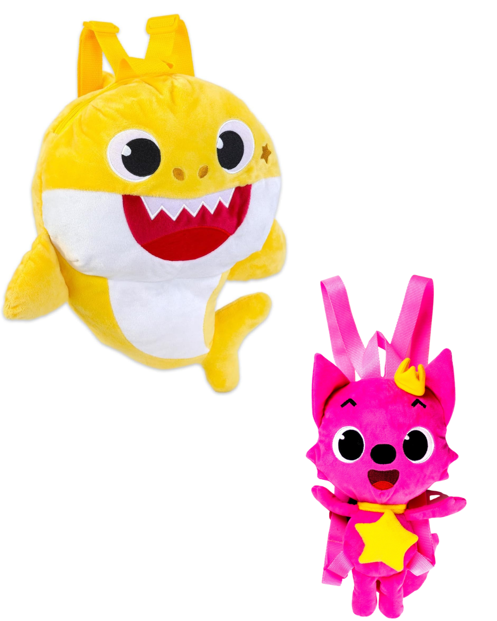 Mochilas Musicales Baby Shark – Pinkfong (Amarilla y Pinkfong)