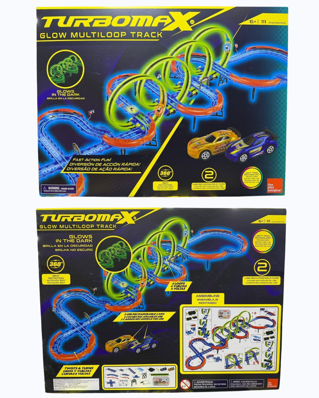 Pista de Autos Glow Multiloop