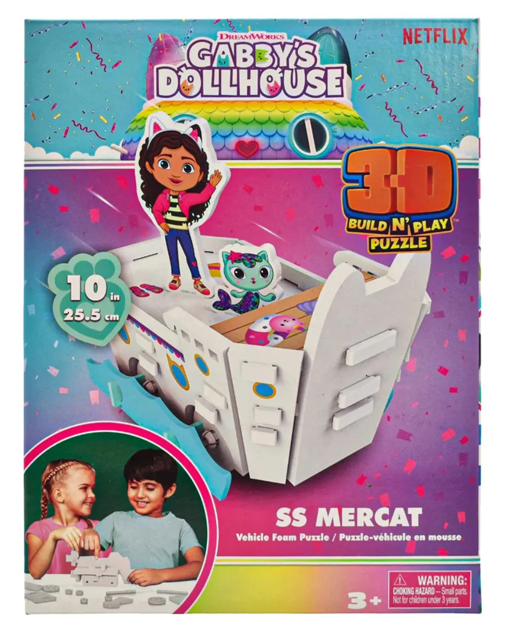 Rompecabezas 3D blanco Gabby´s DollsHouse
