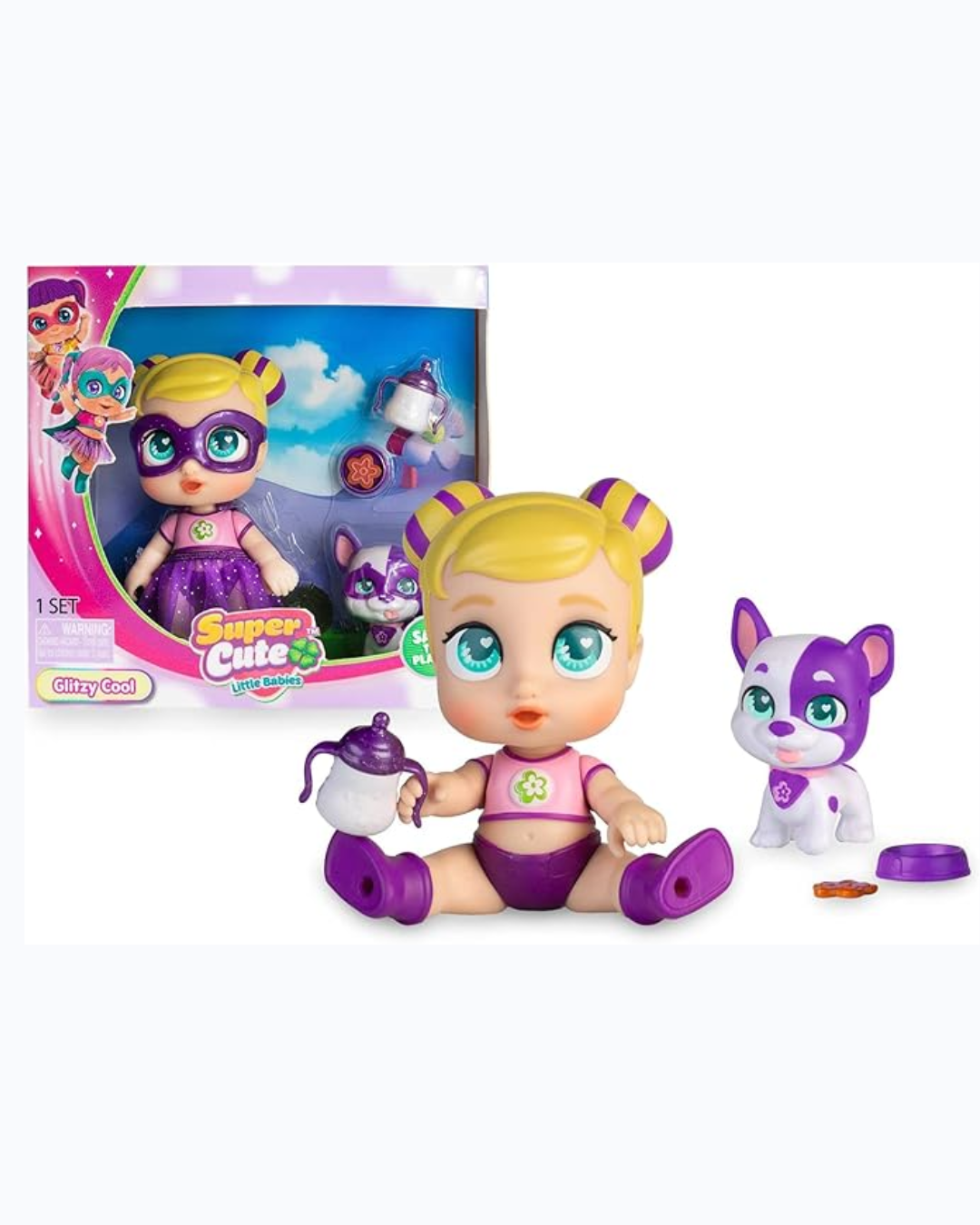 Super Cute Mini Glitzy Morada