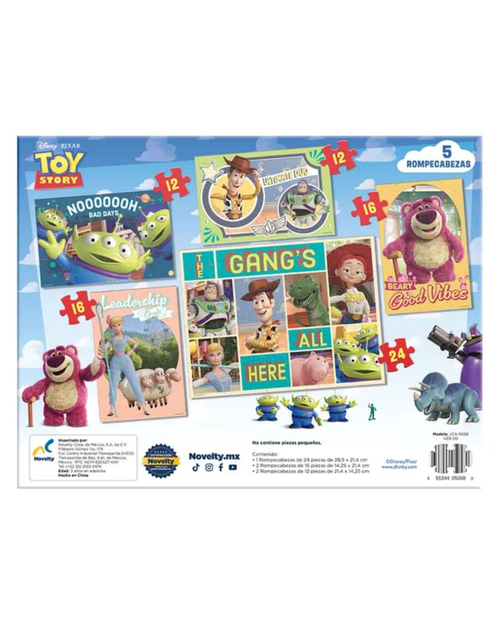 Rompecabezas Toy Story – Set con 5 Diseños