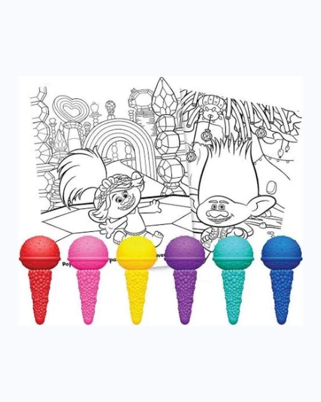 Libro para colorear Trolls