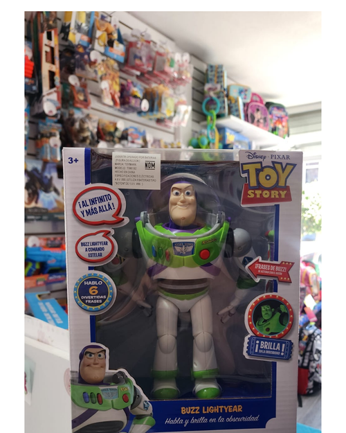 Buzz Lightyear Mediano – Habla y Brilla en la Oscuridad