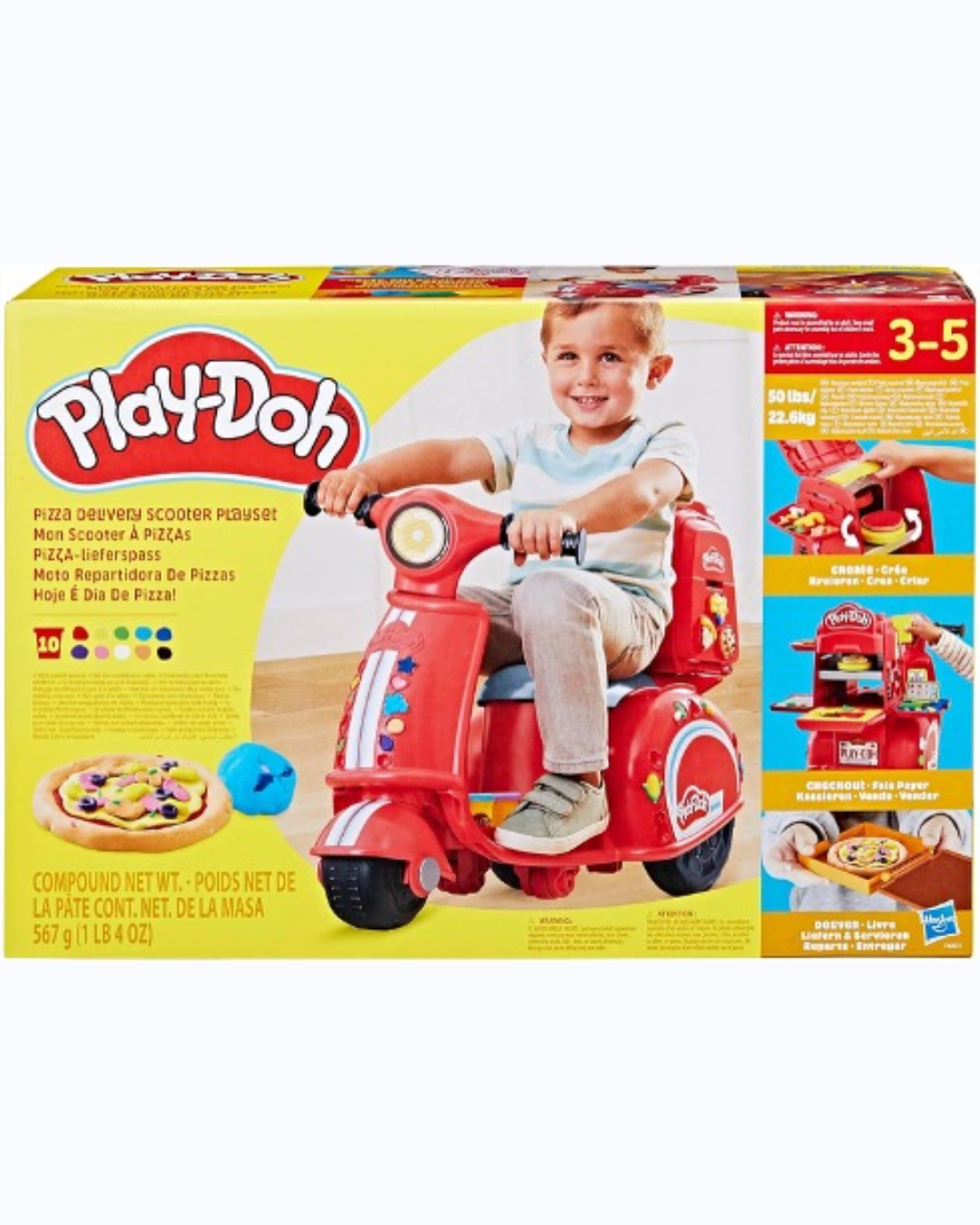 Moto Play-Doh Repartidor de Pizza