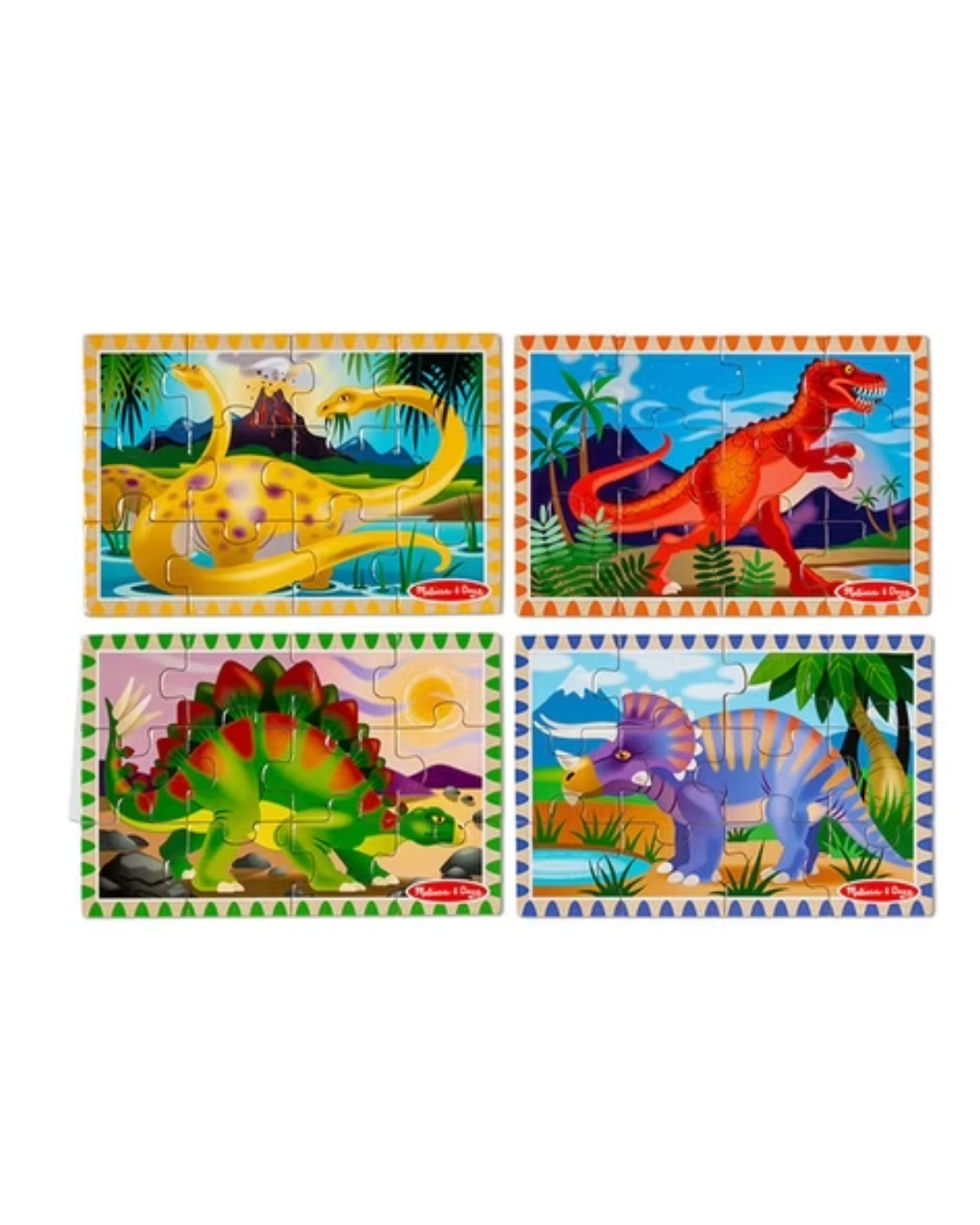 Rompecabezas de Dinosaurios 4 en 1 – Melissa & Doug
