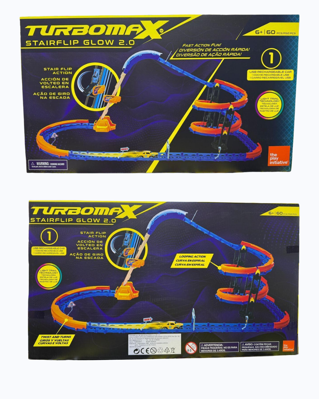 Pista de Autos Race Track Stairflip