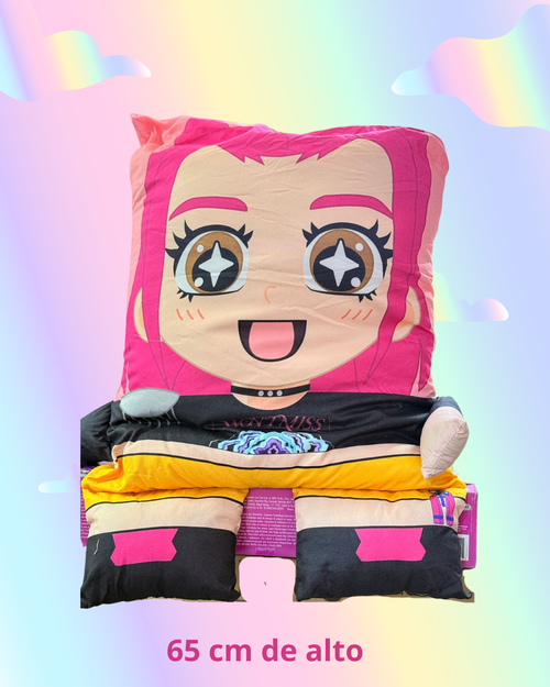 Almohada Decorativa K-Pop – Guerreras (63 cm)