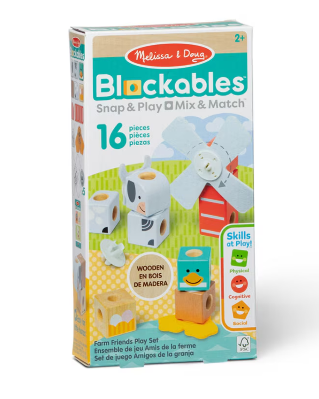 Set de Juego Blockables Amigos de la Granja – Melissa & Doug