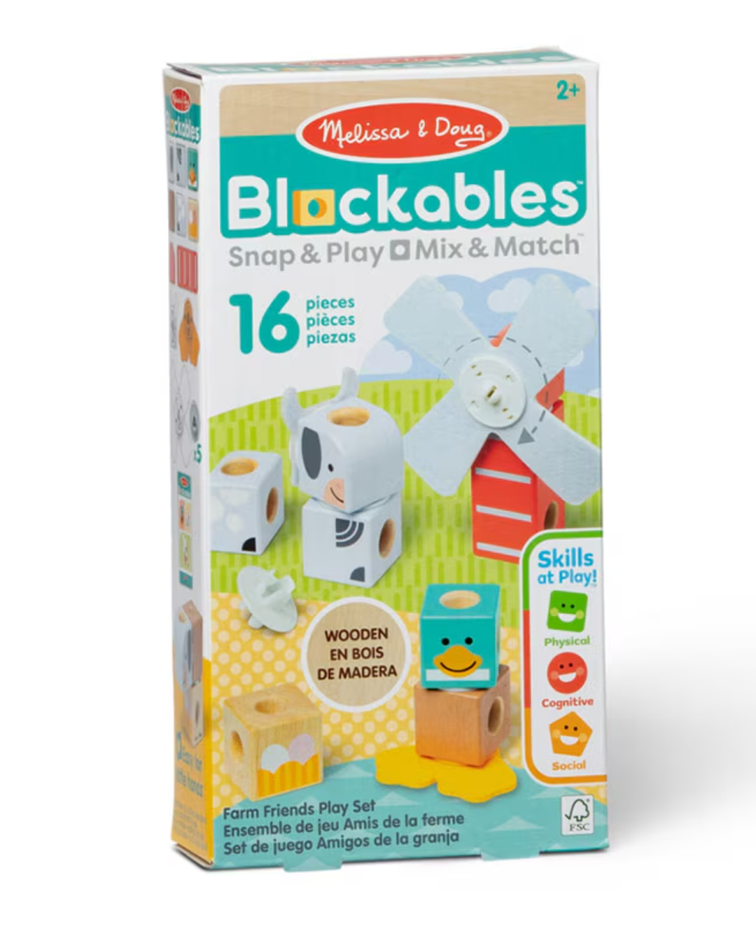Set de Juego Blockables Amigos de la Granja – Melissa & Doug