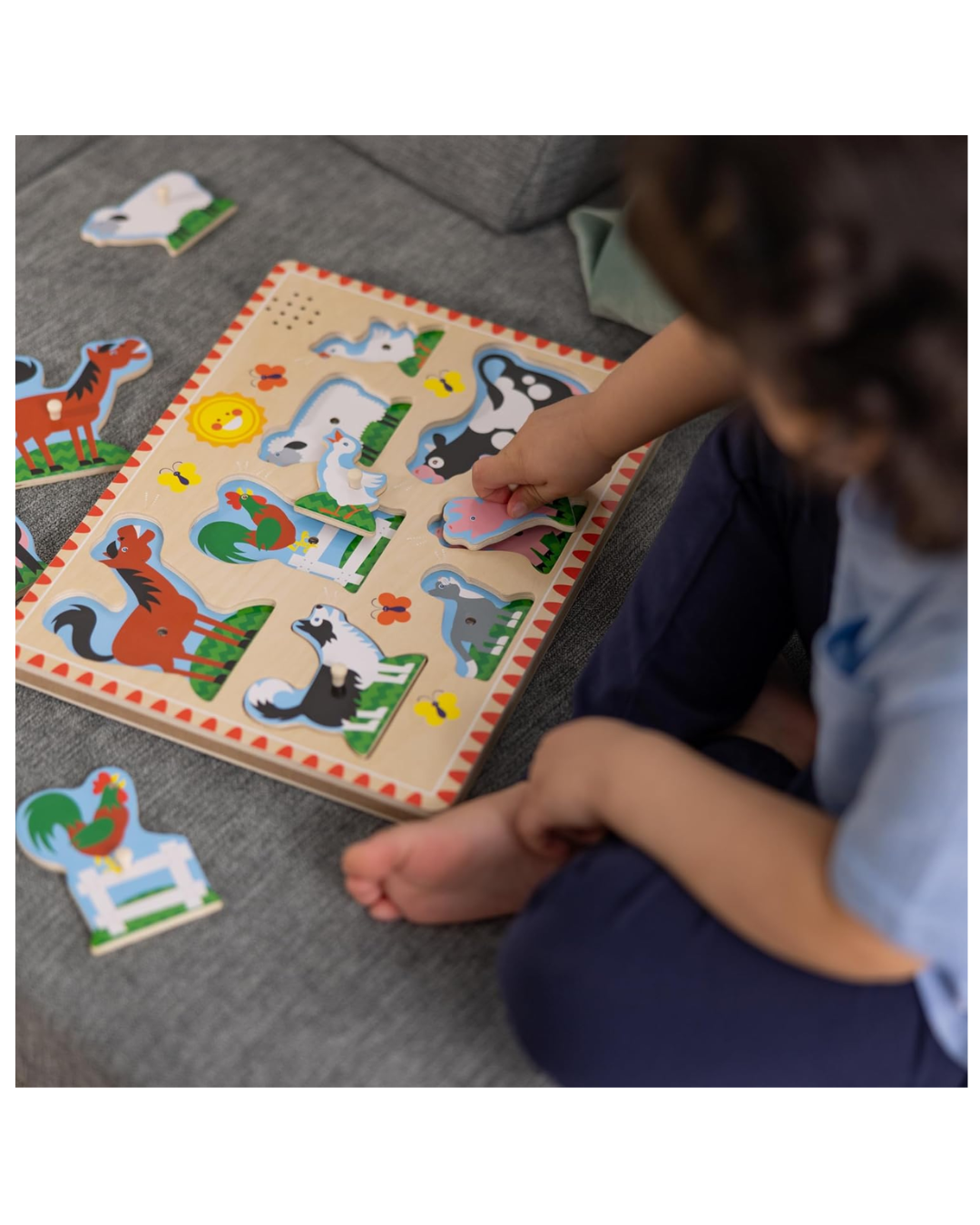 Sound Puzzle de animales de la granja