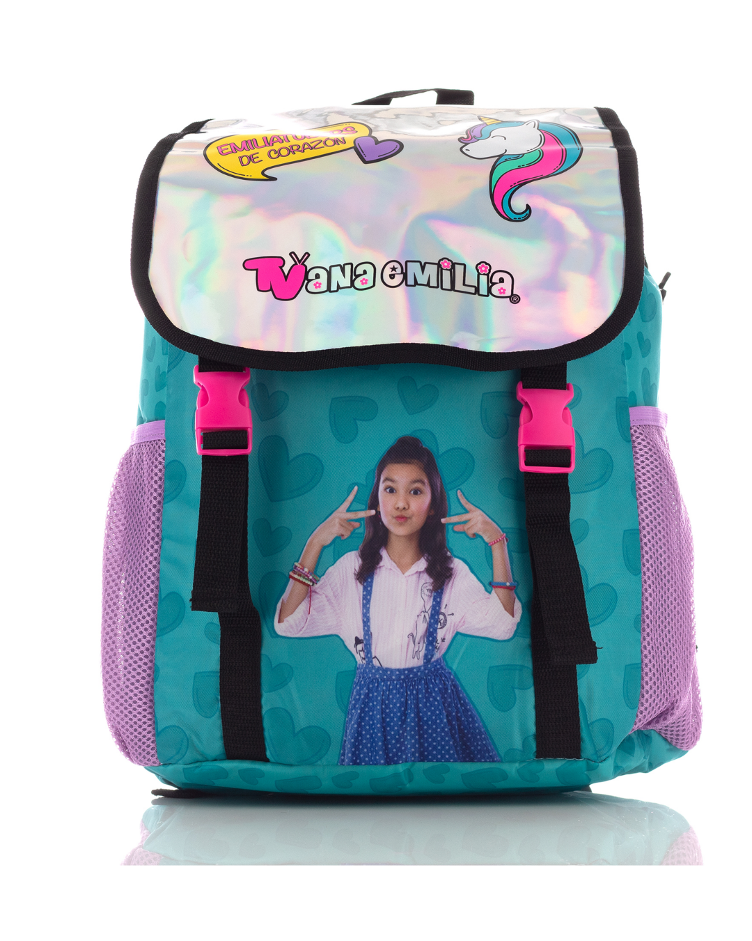 Mochila primaria María Emilia azul