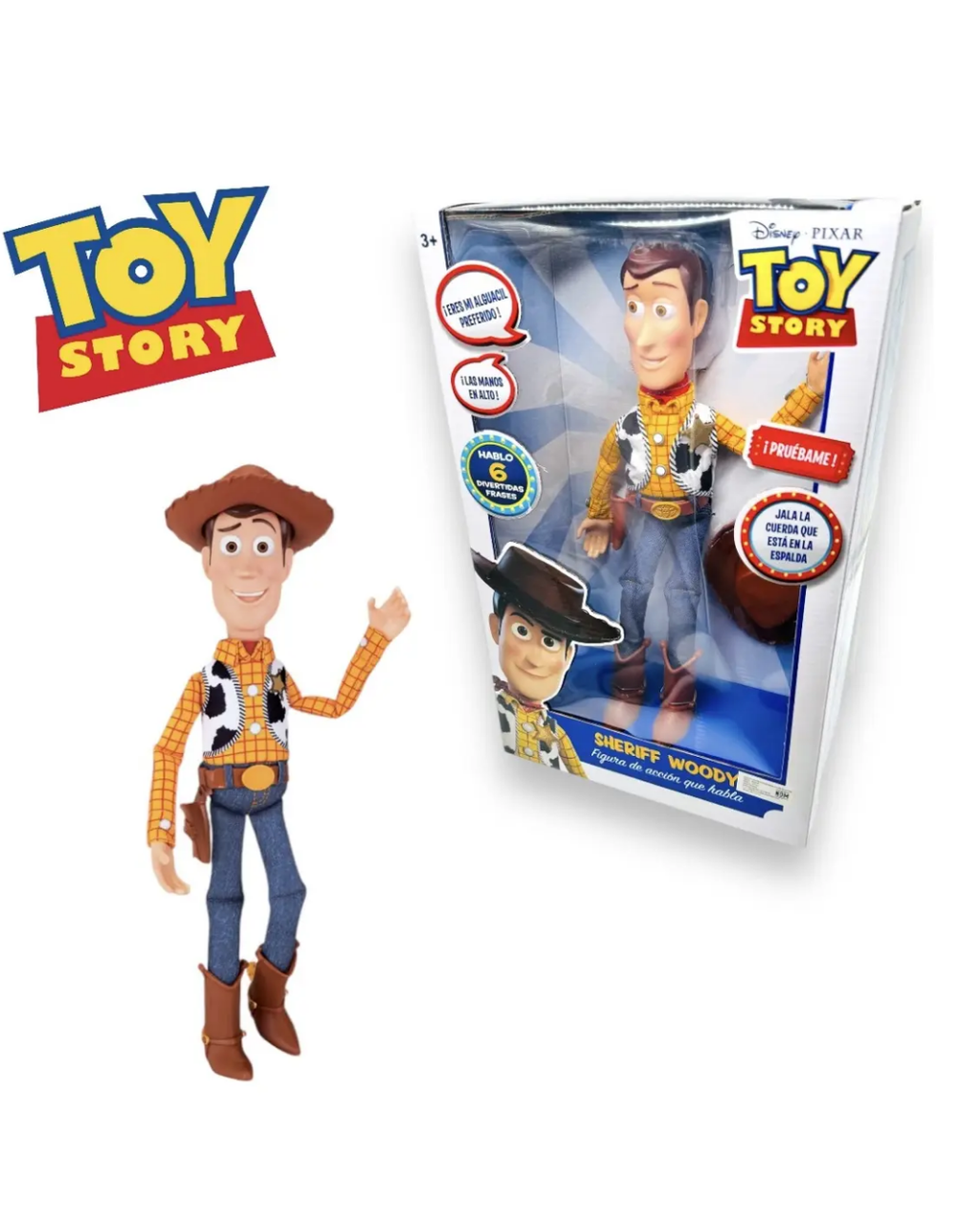 Woody con Sonido – 6 Frases Diferentes