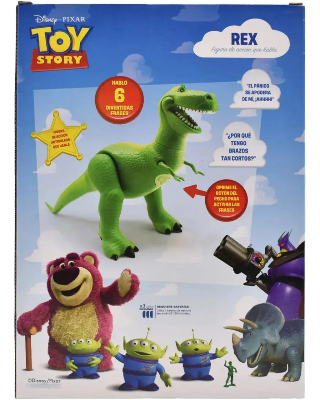 Rex de Toy Story – 6 Frases Diferentes