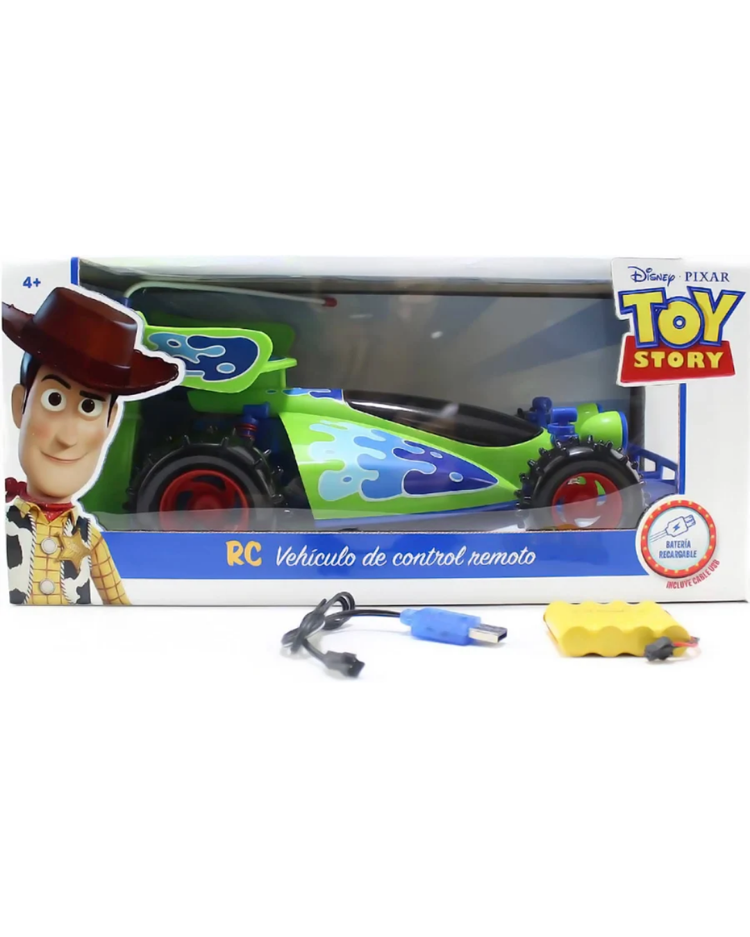 RC Toy Story – Control Remoto con Cable Recargable