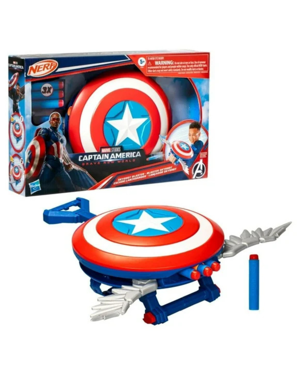 Escudo Nerf del Capitán América