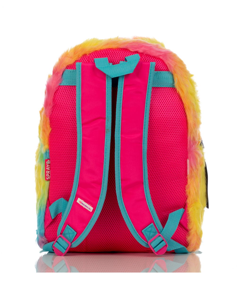 Mochila María Emilia de peluche multicolor