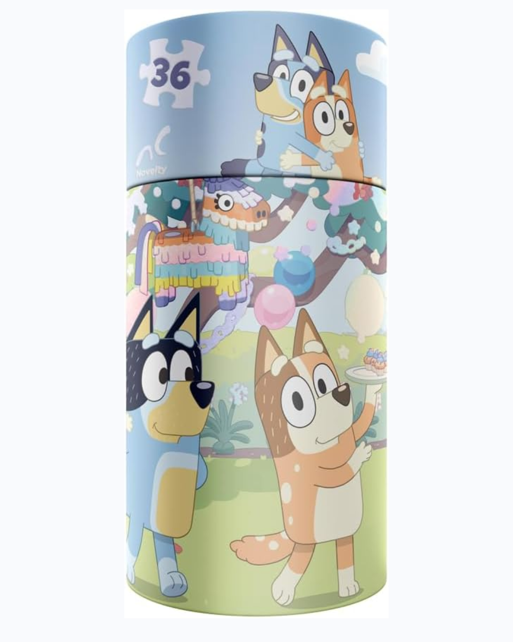 Rompecabezas de tubo Bluey