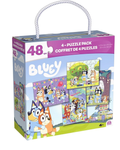 Rompecabezas Bluey – 48 piezas (4 modelos diferentes)