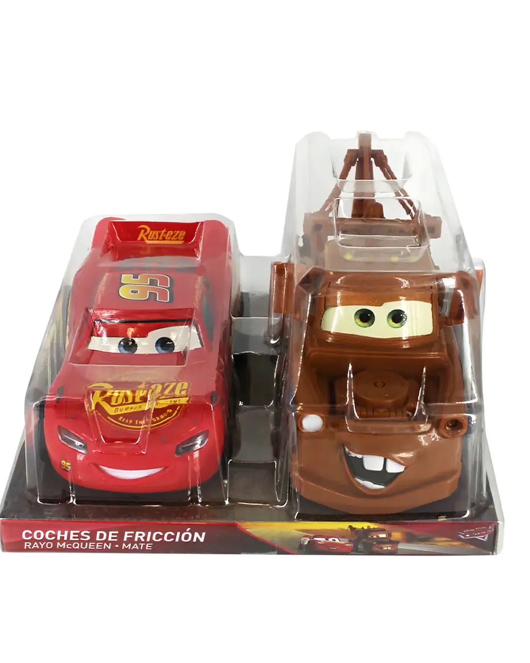 Carritos de Fricción – Mate y Rayo McQueen CARS
