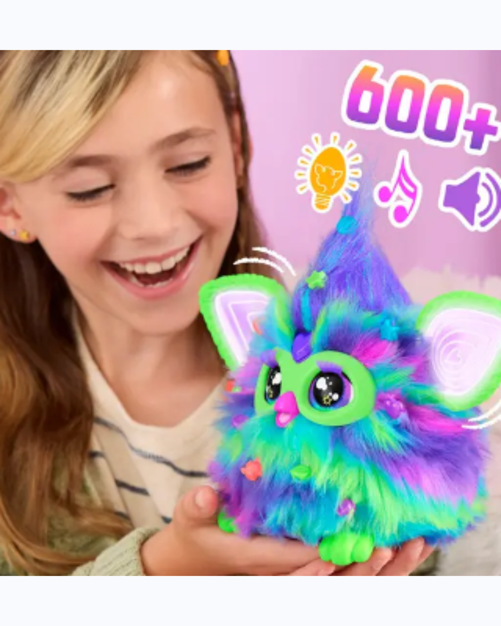 Furby que brilla en la oscuridad