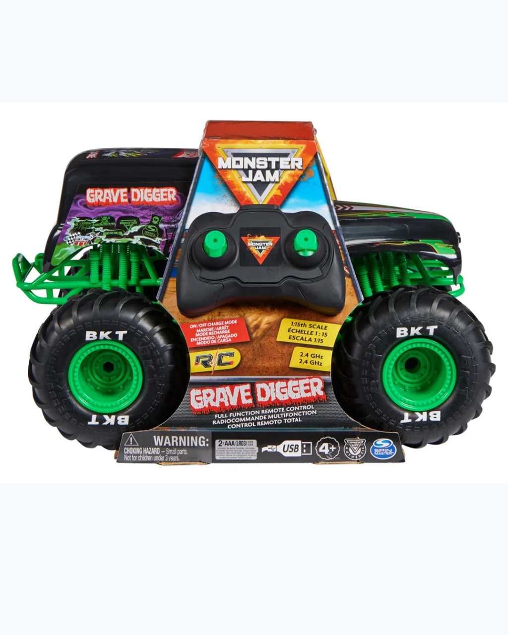 Monster Jam 1:15 Control remoto